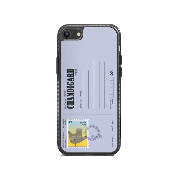 

DailyObjects Chandigarh Open hand Postcard Stride 2.0 Case Cover For iPhone SE 2020