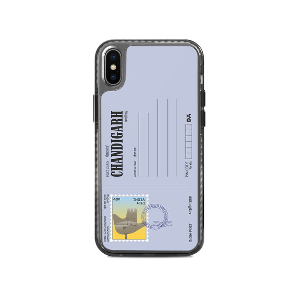 

DailyObjects Chandigarh Open hand Postcard Stride 2.0 Case Cover For iPhone XS
