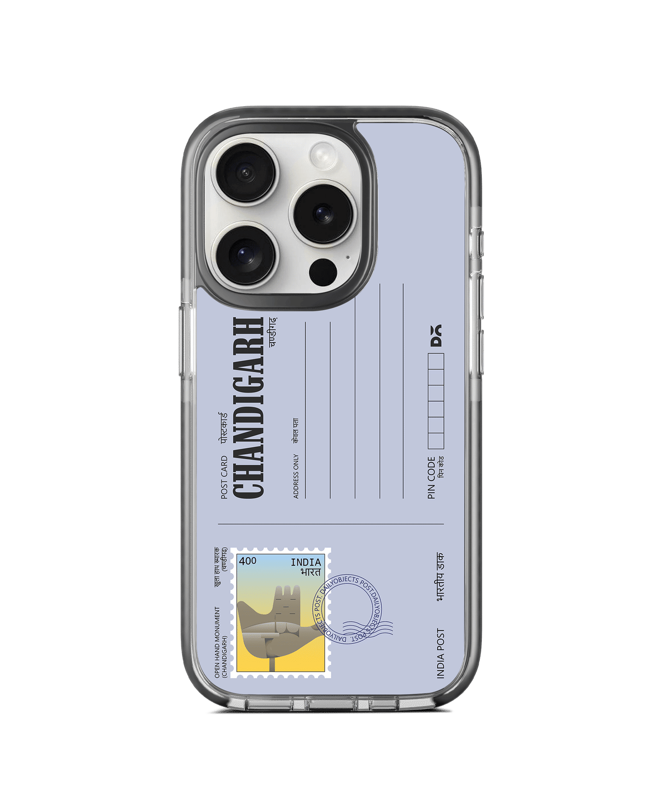 Chandigarh Open hand Postcard Stride 3.0 MagSafe Case Cover For iPhone 15 Pro