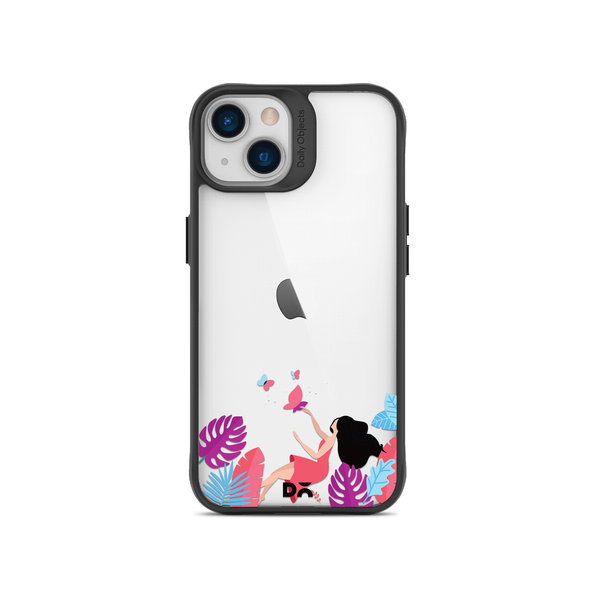 

DailyObjects Chasing Dreams Black Hybrid Clear Case Cover For iPhone 13 Mini