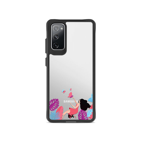 

DailyObjects Chasing Dreams Black Hybrid Clear Case Cover For Samsung Galaxy S20 FE