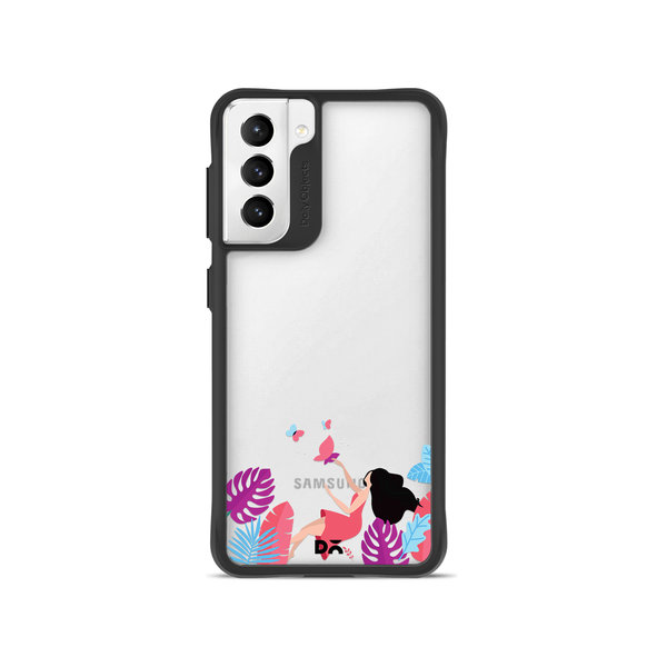 

DailyObjects Chasing Dreams Black Hybrid Clear Case Cover For Samsung Galaxy S22 Plus