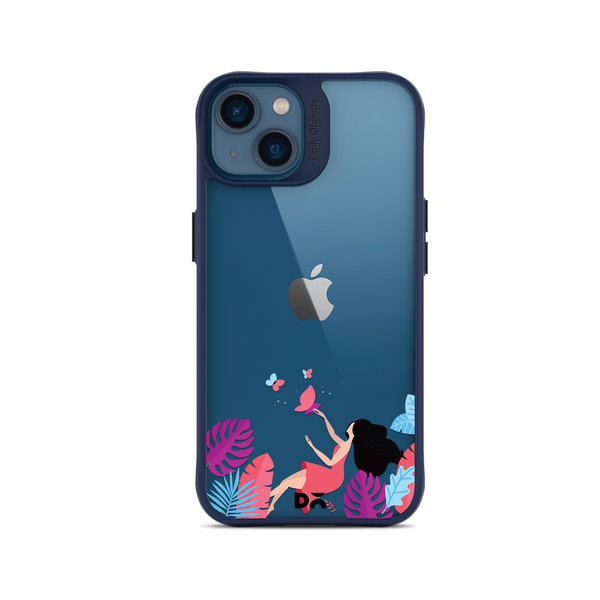 

DailyObjects Chasing Dreams Blue Hybrid Clear Case Cover For iPhone 14 Plus