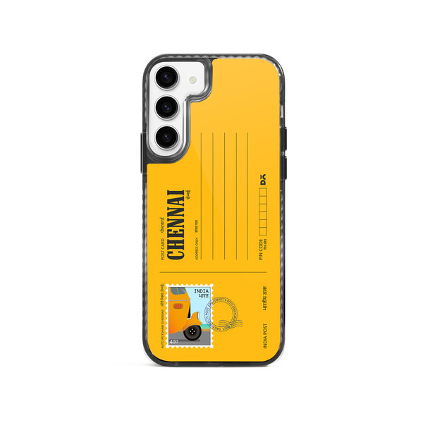 

DailyObjects Chennai Auto Rickshaw Postcard Stride 2.0 Case Cover For Samsung Galaxy S23 Plus