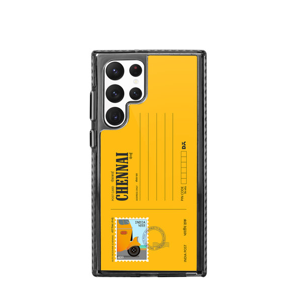 

DailyObjects Chennai Auto Rickshaw Postcard Stride 2.0 Case Cover For Samsung Galaxy S23 Ultra