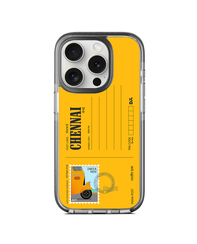 Chennai Auto Rickshaw Postcard Stride 3.0 MagSafe Case Cover For iPhone 15 Pro