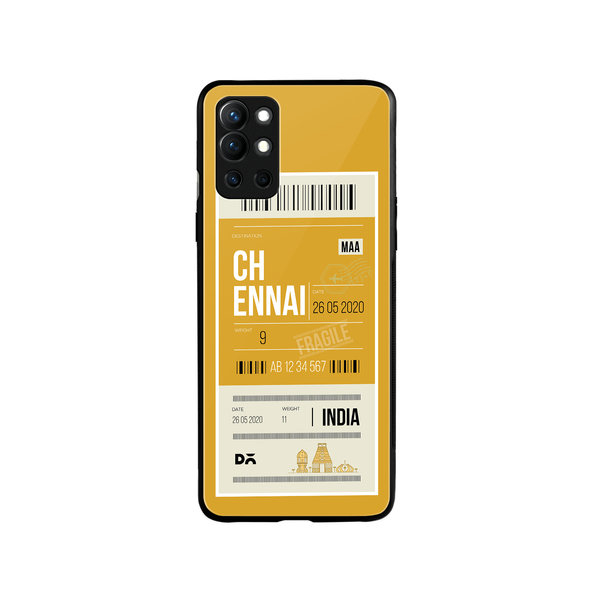 

DailyObjects Chennai City Tag Glass Case Cover For OnePlus 9R