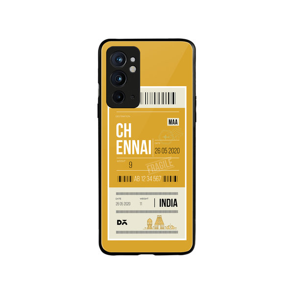 

DailyObjects Chennai City Tag Glass Case Cover For OnePlus 9RT