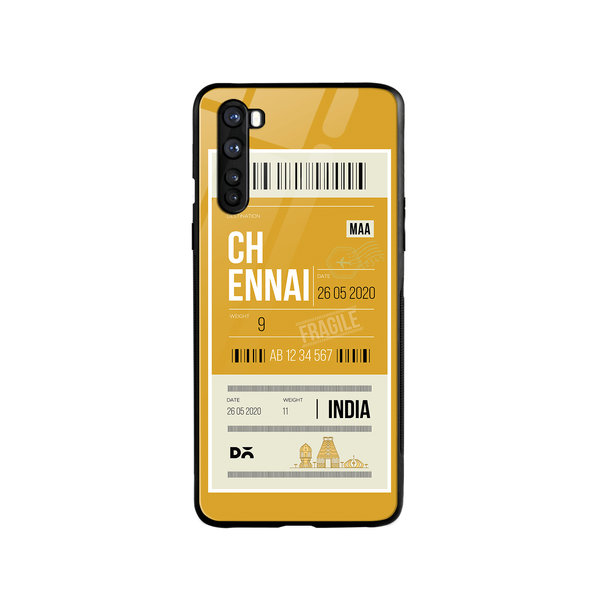 

DailyObjects Chennai City Tag Glass Case Cover For OnePlus Nord