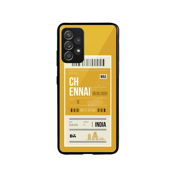 

DailyObjects Chennai City Tag Glass Case Cover For Samsung Galaxy A73