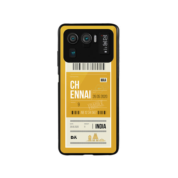 

DailyObjects Chennai City Tag Glass Case Cover For Xiaomi Mi 11 Ultra