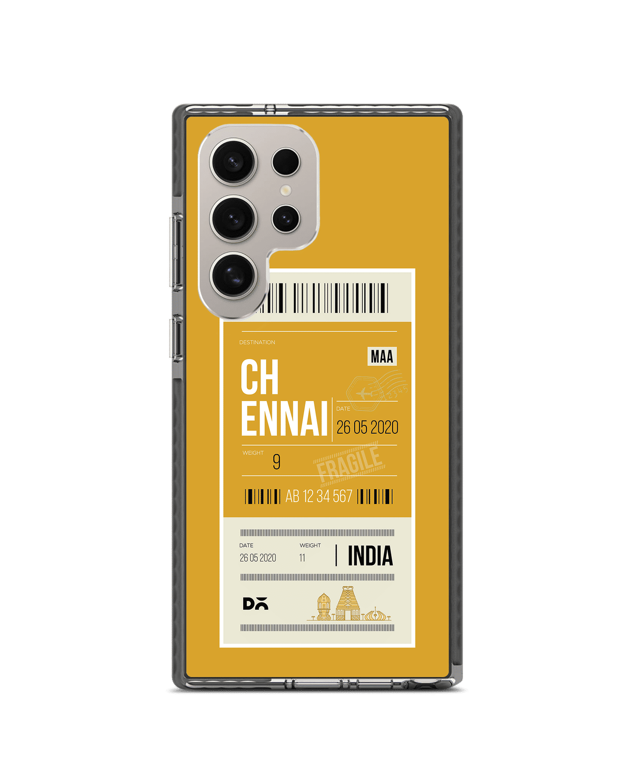 Chennai City Tag Stride 3.0 Magnetic Case Cover For Samsung Galaxy S24 Ultra