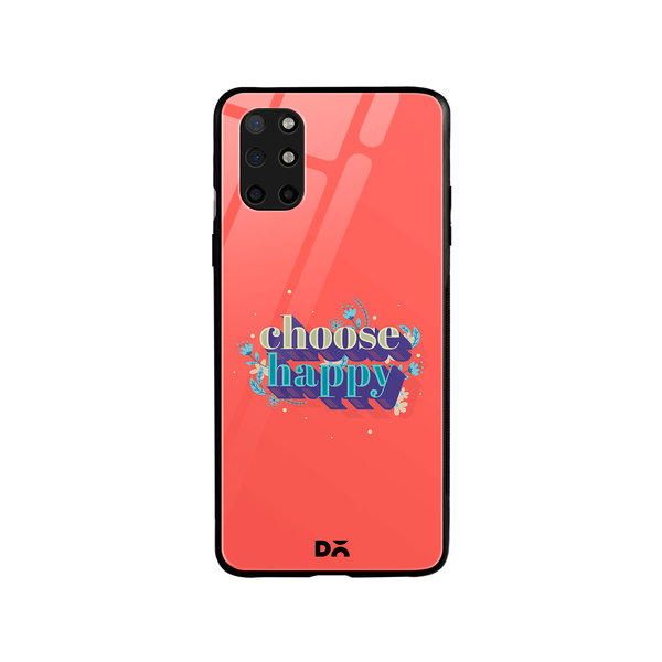 

DailyObjects Choose Happy Glass Case Cover For OnePlus 8T