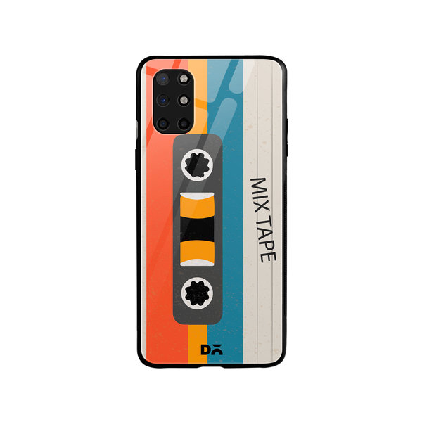 

DailyObjects Chrome Mix Tape Glass Case Cover For OnePlus 8T