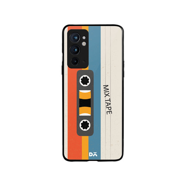 

DailyObjects Chrome Mix Tape Glass Case Cover For OnePlus 9RT