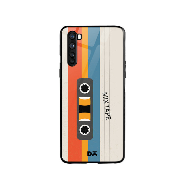 

DailyObjects Chrome Mix Tape Glass Case Cover For OnePlus Nord