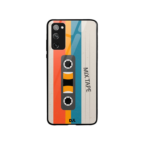 

DailyObjects Chrome Mix Tape Glass Case Cover For Samsung Galaxy S20 FE
