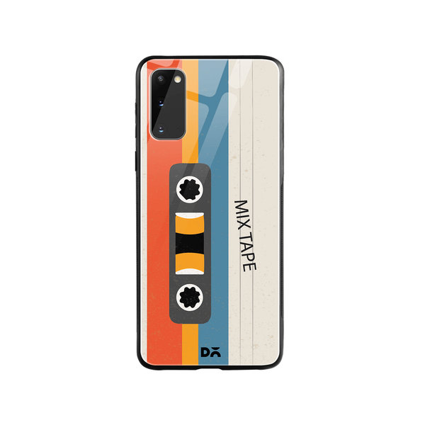 

DailyObjects Chrome Mix Tape Glass Case Cover For Samsung Galaxy S20
