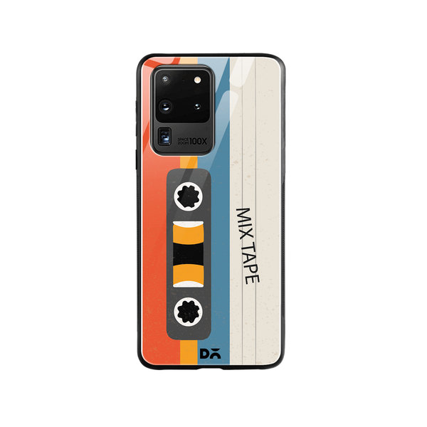 

DailyObjects Chrome Mix Tape Glass Case Cover For Samsung Galaxy S20 Ultra