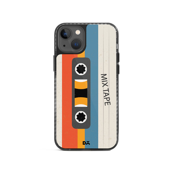 

DailyObjects Chrome Mix Tape Stride 2.0 Case Cover For iPhone 13