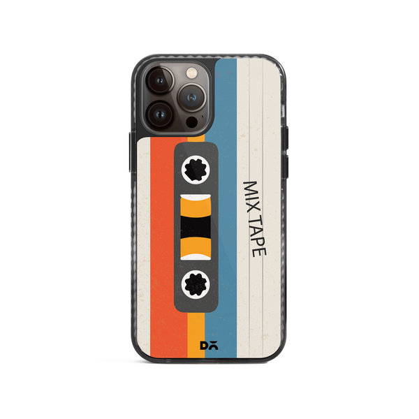 

DailyObjects Chrome Mix Tape Stride 2.0 Case Cover For iPhone 14 Pro