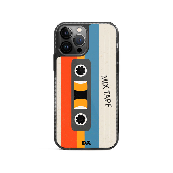 

DailyObjects Chrome Mix Tape Stride 2.0 Case Cover For iPhone 15 Pro Max