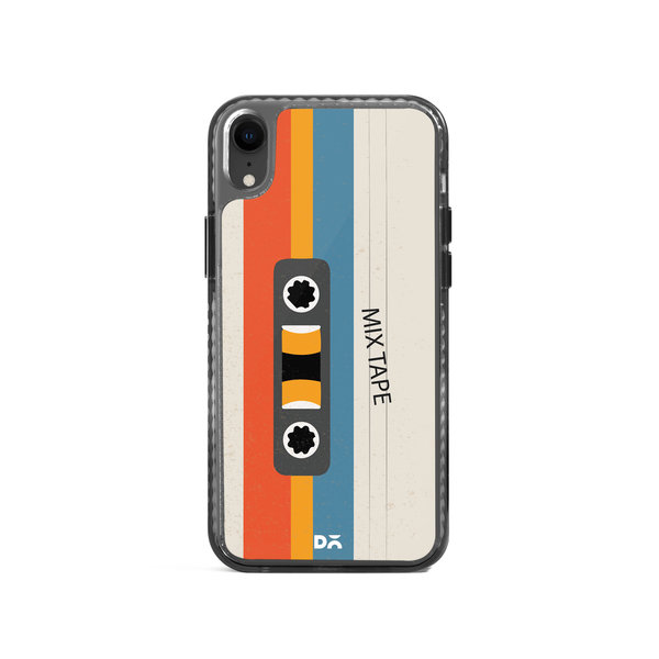 

DailyObjects Chrome Mix Tape Stride 2.0 Case Cover For iPhone XR
