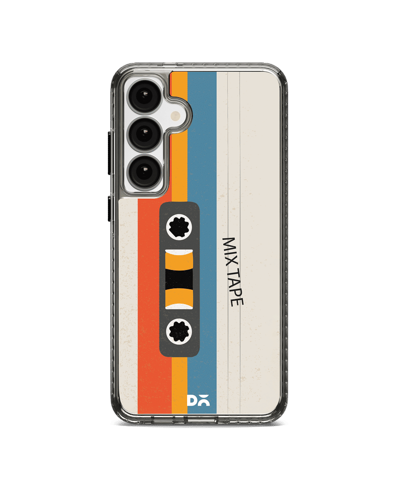 Chrome Mix Tape Stride 2.0 Case Cover For Samsung Galaxy S25 Plus