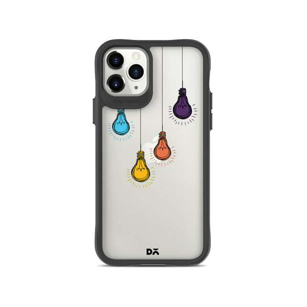 

DailyObjects Clear Bulbs Black Hybrid Clear Case Cover For iPhone 11 Pro