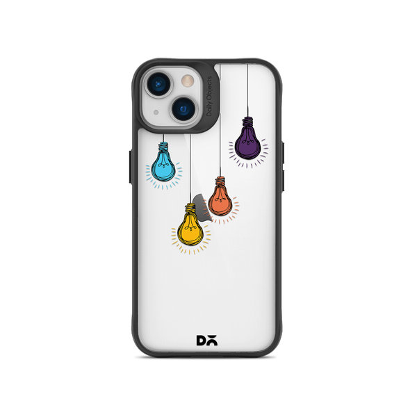 

DailyObjects Clear Bulbs Black Hybrid Clear Case Cover For iPhone 14 Plus