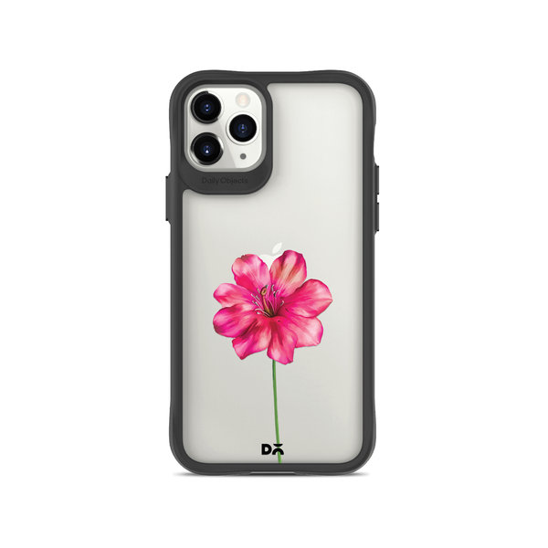 

DailyObjects Clear Painted Hibiscus Black Hybrid Clear Case Cover For iPhone 11 Pro