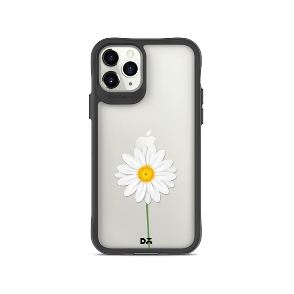 

DailyObjects Clear White Daisy Black Hybrid Clear Case Cover For iPhone 11 Pro