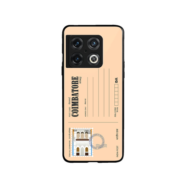 

DailyObjects Coimbatore Town Hall Postcard Glass Case Cover For OnePlus 10 Pro