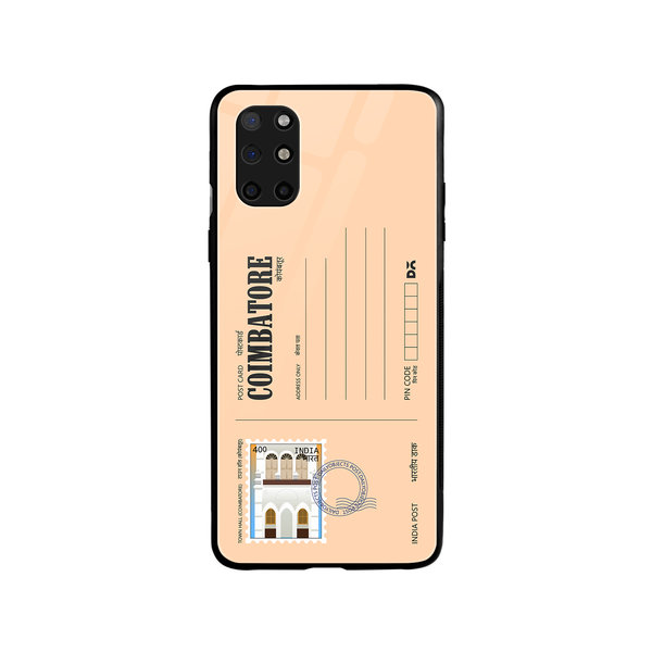 

DailyObjects Coimbatore Town Hall Postcard Glass Case Cover For OnePlus 8T