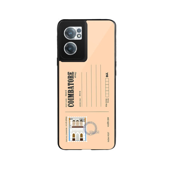 

DailyObjects Coimbatore Town Hall Postcard Glass Case Cover For OnePlus Nord CE 2