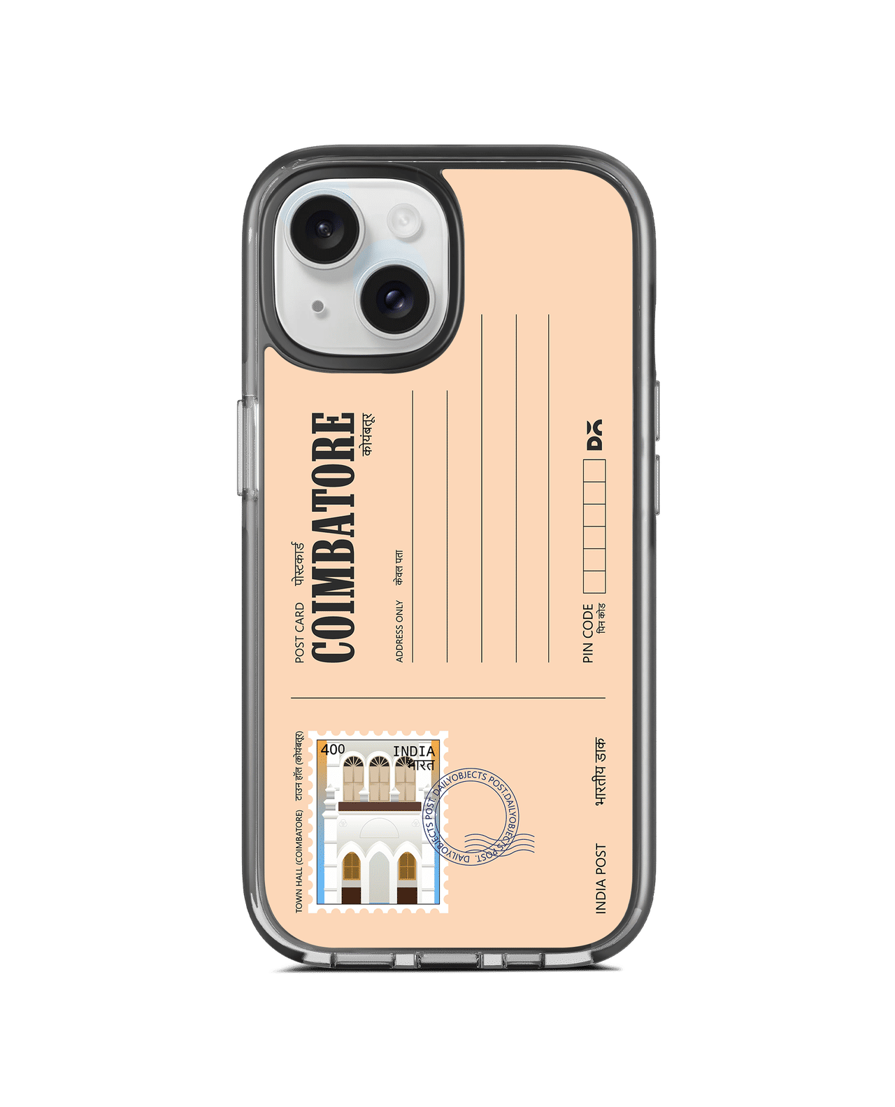 Coimbatore Town Hall Postcard Stride 3.0 MagSafe Case Cover For iPhone 15