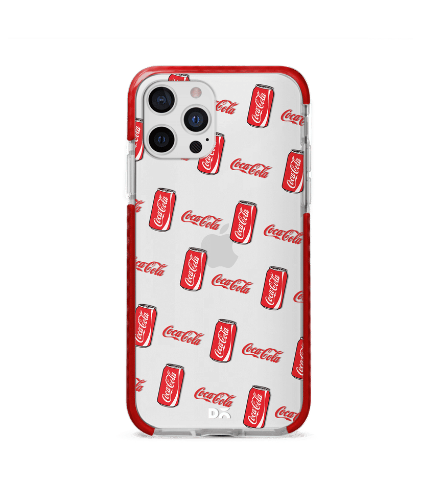 Dailyobjects Cola Can Icon Stride Red Clear Case Cover For Iphone 12 Pro Max Buy At Dailyobjects