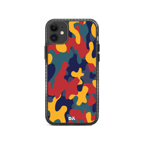 

DailyObjects Color Block Camo Stride 2.0 Case Cover For iPhone 11