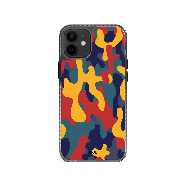 

DailyObjects Color Block Camo Stride 2.0 Case Cover For iPhone 12