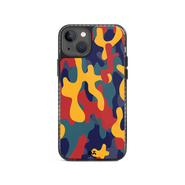 

DailyObjects Color Block Camo Stride 2.0 Case Cover For iPhone 14