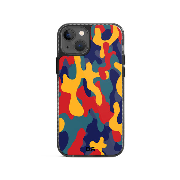 

DailyObjects Color Block Camo Stride 2.0 Case Cover For iPhone 15