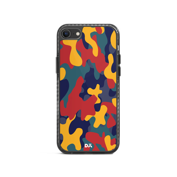 

DailyObjects Color Block Camo Stride 2.0 Case Cover For iPhone SE 2020