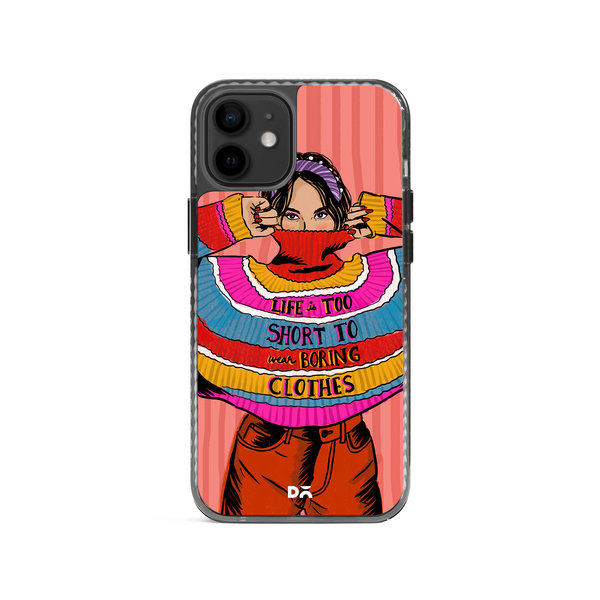 

DailyObjects Colourblock Jumper Stride 2.0 Case Cover For iPhone 12