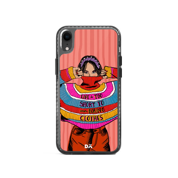 

DailyObjects Colourblock Jumper Stride 2.0 Case Cover For iPhone XR