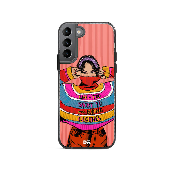 

DailyObjects Colourblock Jumper Stride 2.0 Case Cover For Samsung Galaxy S22