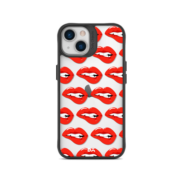 

DailyObjects Come Hither Black Hybrid Clear Case Cover For iPhone 14