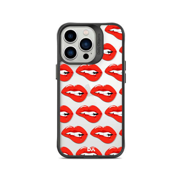 

DailyObjects Come Hither Black Hybrid Clear Case Cover For iPhone 14 Pro