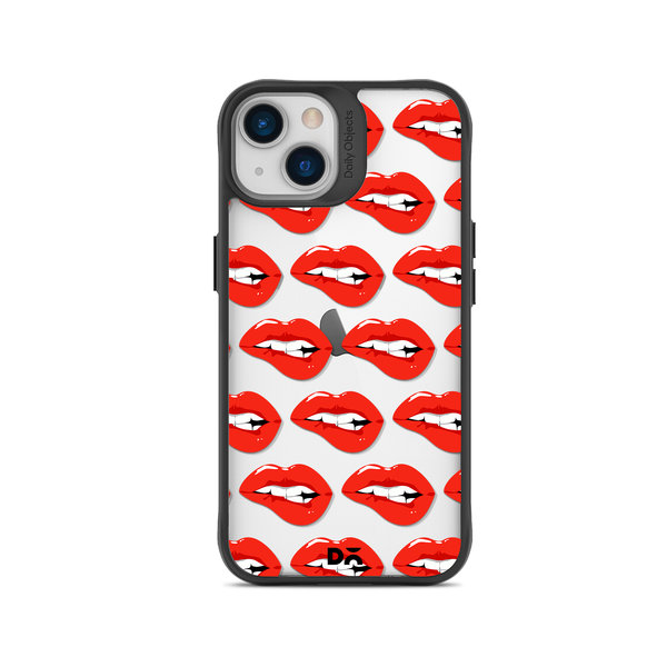 

DailyObjects Come Hither Black Hybrid Clear Case Cover For iPhone 15