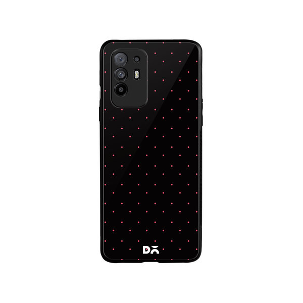 

DailyObjects Constellation Dots Black Glass Case Cover For Oppo F19 Pro Plus
