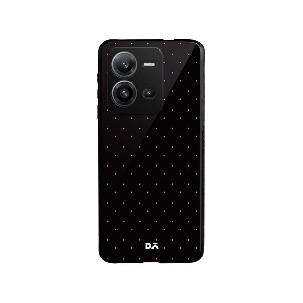 

DailyObjects Constellation Dots Black Glass Case Cover For Vivo V25